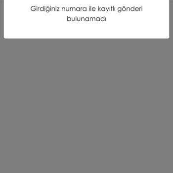 Kolay Gelsin Kargo Detayı Gözükmüyor