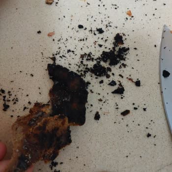 Erşan Et Erşan Dana Et Döner İçerisinden Çıkan Yanık Parçalar