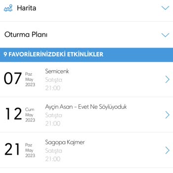 Biletix Semicenk Bursa Inferno Konseri Bilet İadesi Talebi