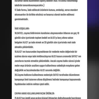 By Tuğçe Kaya İade İşlemleri Yapılmıyor