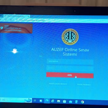 İstanbul Üniversitesi AUZEF Online Sınav Sistemine Giriş Yapamıyorum!