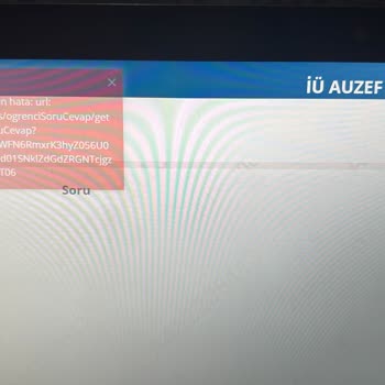 AUZEF İstanbul Üniversitesi Online Sınav Sitesi Yetersizliği