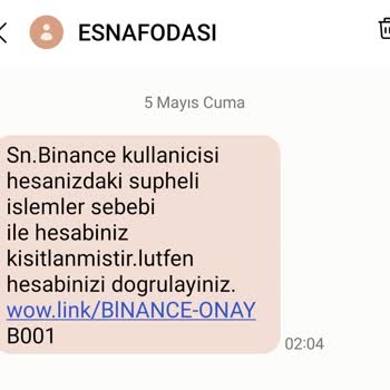 Binance Hesabıma İlişkin Şüpheli İşlemler Ve Ödül Kazandığım İddiası