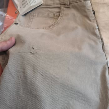 DS Damat Yırtık Gelen Pantolonun İade Reddi