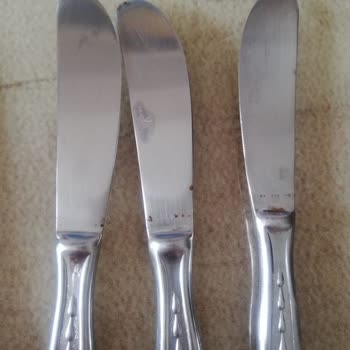 Siemens IQ300 Bulaşık Makinesi Bıçaklarımızda Pas Oluşturuyor