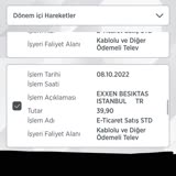 Exxen Beşiktaş 8 Aydır 49.90TL Otomatik Para Kesiyor