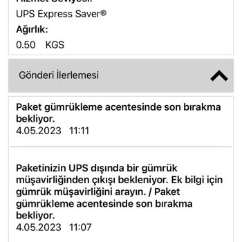 UPS Türkiye Gümrükteki Ürünümü Getirmiyor