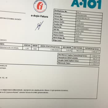 A101 Dd 143 Derin Dondurucunun İadesi