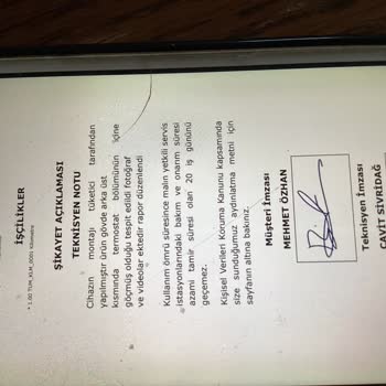 A101 Dd 143 Derin Dondurucunun İadesi