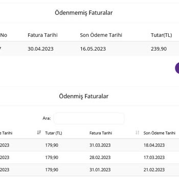Millenicom Habersiz Fatura Ücret Güncelleme