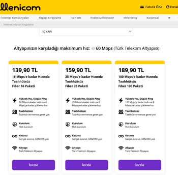 Millenicom Habersiz Fatura Ücret Güncelleme