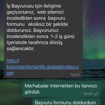 Sahibinden Koton Danışmanlık Evden Ek İş