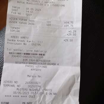 BİM Fazla Para Alma