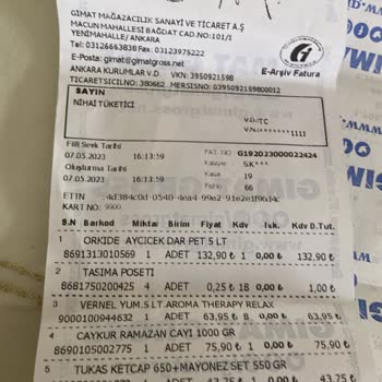 Gimat Gross (Ankara) Gimat Gross Market Sorumsuz