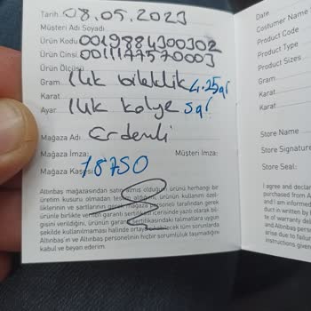 Altınbaş Değişim, İade Yokmuş