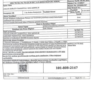 TÜRKSAT Kablo Net Kalitesiz İnternet