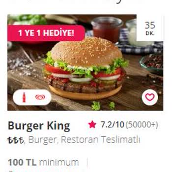 Ankara Demetevler Burger King Kampanyası Var Diye Menüyü Kaldırma