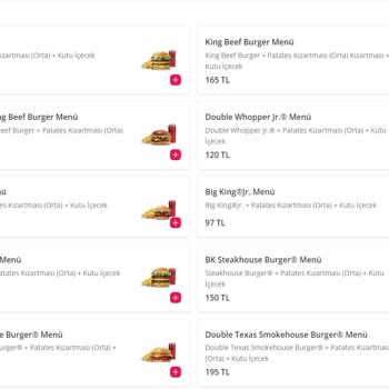Ankara Demetevler Burger King Kampanyası Var Diye Menüyü Kaldırma