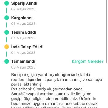 Dolap İade Kabul Etmiyor