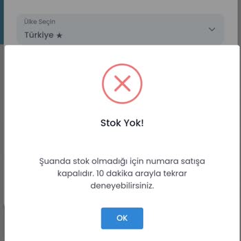 Smsbankasi.com Her Üründe Stok Olmaması