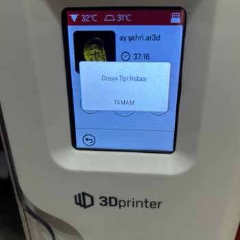Arçelik 3D Printer Hatası