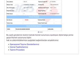 Aras Kargo Paketim Ortada Yok.