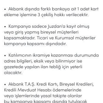 Akbank'ın 5000 TL Carrefour SA Hediye Çeki Kampanyası.