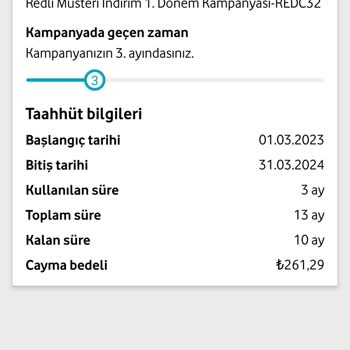 Vodafone, "Red Eğlence 40 GB Tarifesi" Nin Gereğini Yerine Getirmiyor.