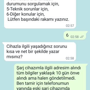 Reeder Şarj Cihazı Geri Gönderilmesi