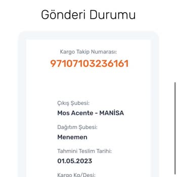 Sürat Kargom İadeye Gitti