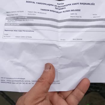 Fatih Kaymakamlığı Antakya'da Oy Kullanabilmem İçin Otobüs Gidiş Geliş Ücreti Talebi