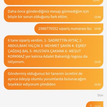 Trendyol Eksik Ürün İadesi Ve Sonrasında İkmal Edilmemesi