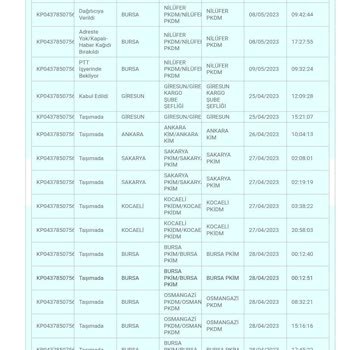 PTT Kargo Kargo Çalışanının Sorumsuzluğu