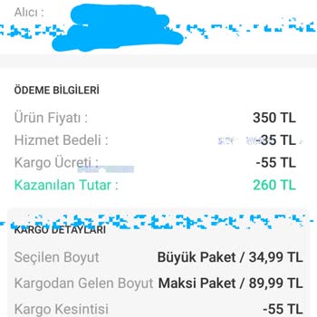 Dolap'tan Eklemeli Kargo Ücreti