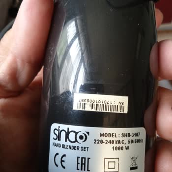 Sinbo Hand Bilendir Seti Ezme Bıçağı Problemi