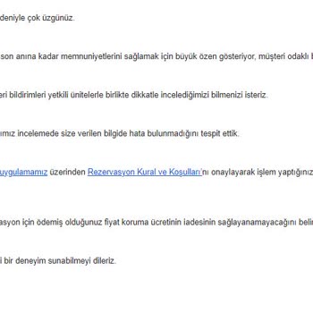 THY Müşteri Hizmetlerinin Süper Bilgisizliği ve İlgisizliği