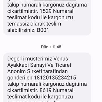 Sürat Kargo Gönderimin Tarafıma Sevk Edilmemesi