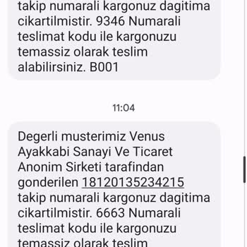 Sürat Kargo Gönderimin Tarafıma Sevk Edilmemesi