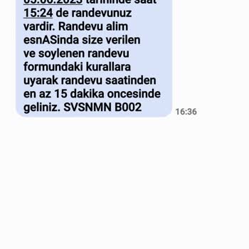 Sivas Numune Hastanesi Başka Birinin Randevusu Cep Telefonuma Geliyor.