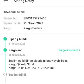 Sürat Kargo 15 Gün Oldu Hale Kargo Ortada Yok!