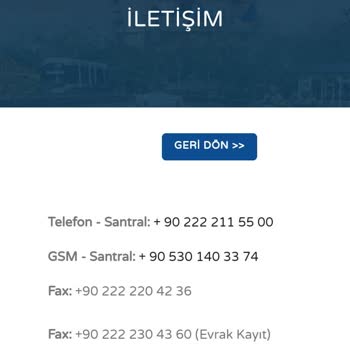 Eskişehir Büyükşehir Belediyesinin Otobüs Şikayet Hattı