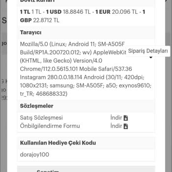 Dora Joy Yanlış Ürün Yolladı