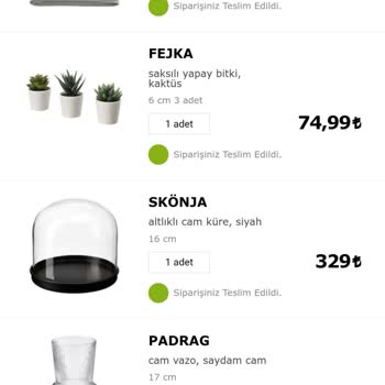 IKEA’dan Sipariş Verdiğim Ürün Eksik Geldi Koliden 5 Parça Cıktı