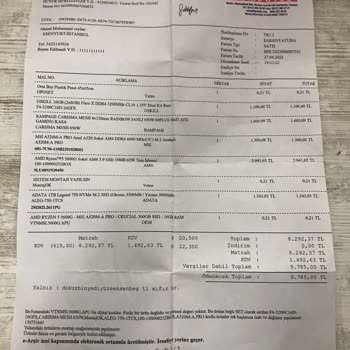 Vatan Bilgisayar Den Aldığım Sıfır Bozuk Bilgisayar Kasası