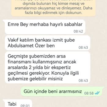 Vakıf Katılım Bankası Vakıf Katılımdan Arsa Finansmanında 2. Kez İstenen Ekspertiz Saçmalığı