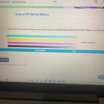 HP Mürekkep Olmasına Rağmen Hata Veriyor