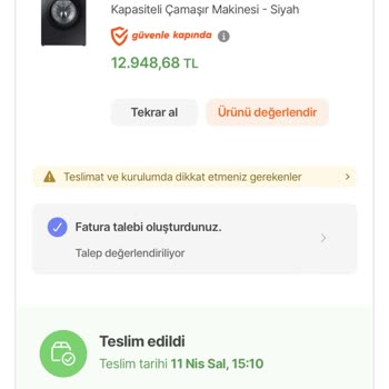 Hepsiburada Ve Mertev Fatura Vermiyorlar