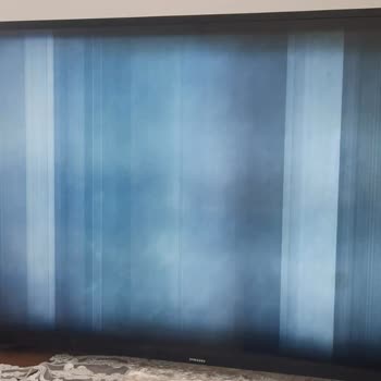 Zero Elektronik Yaptıkları Samsung TV Ekranı Kısa Sürede Bozuldu