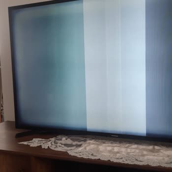 Zero Elektronik Yaptıkları Samsung TV Ekranı Kısa Sürede Bozuldu