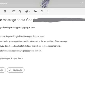 Google Play Console 'a Google Yardım Vermiyor. Paramı Geri Ödemiyor.